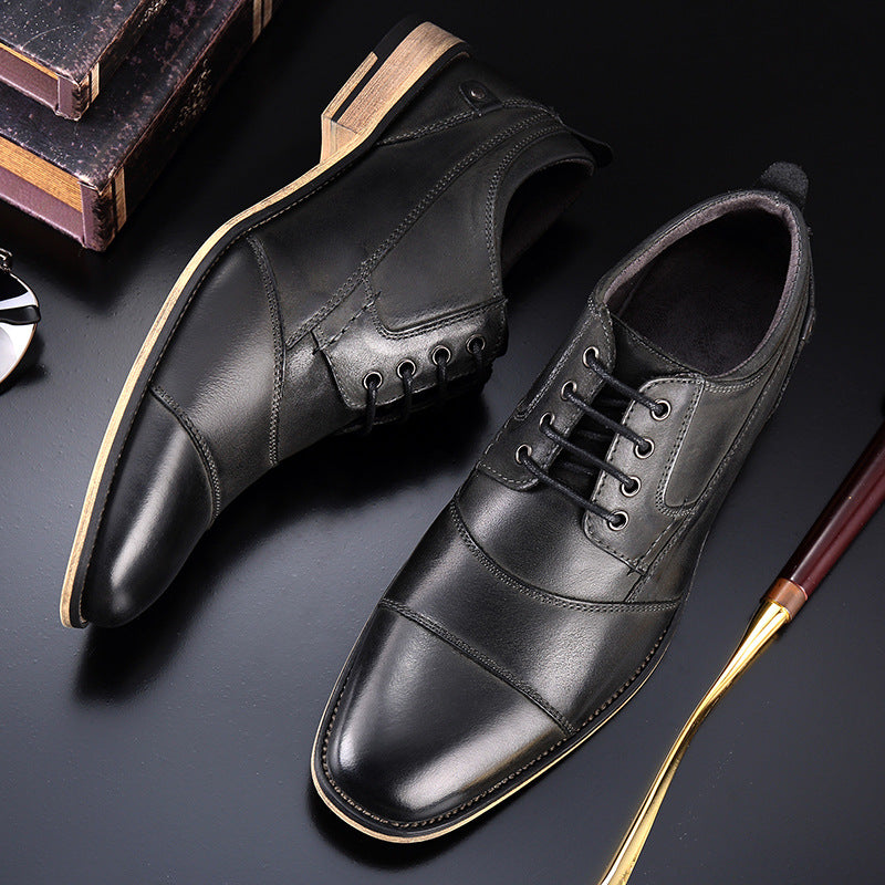 Leather lace-up casual shoes - L&M LIFE PRODUCTS
