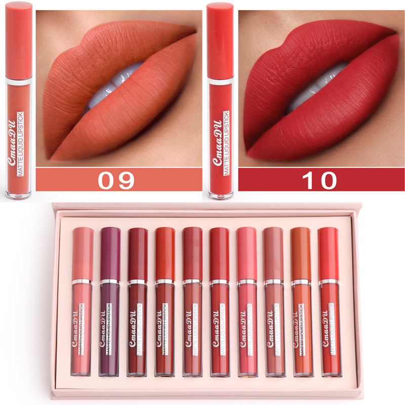 Women's Non-stick Cup Waterproof Matte Lipstick - L&M LIFE PRODUCTS