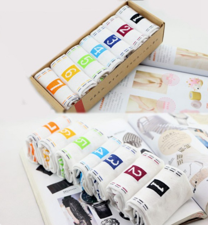 Seven days creative digital cotton socks sports socks lazy week couples socks - L&M LIFE PRODUCTS