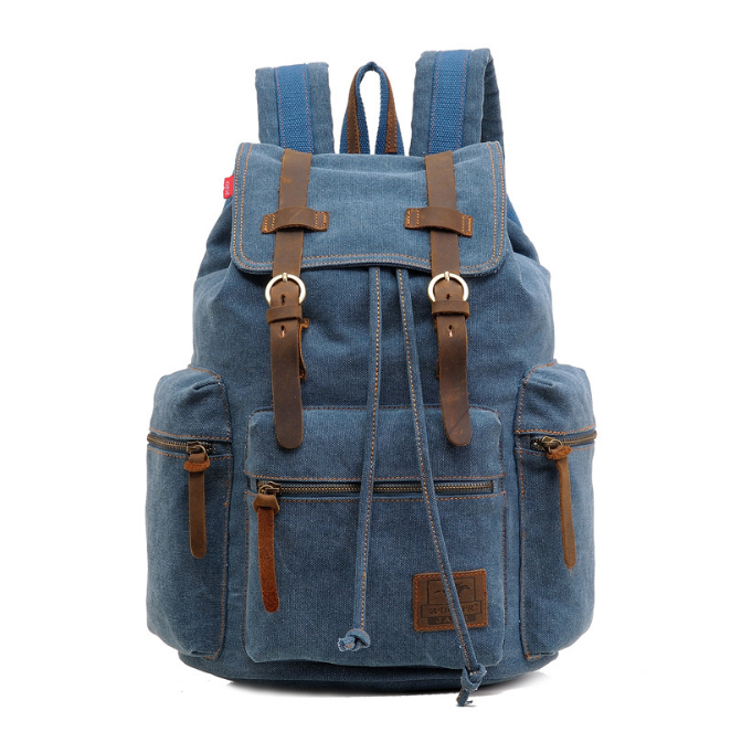 men's backpack vintage canvas backpack - L&M LIFE PRODUCTS