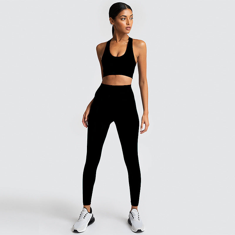 Seamless Gym Set Nylon Woman Sportswear - L&M LIFE PRODUCTS