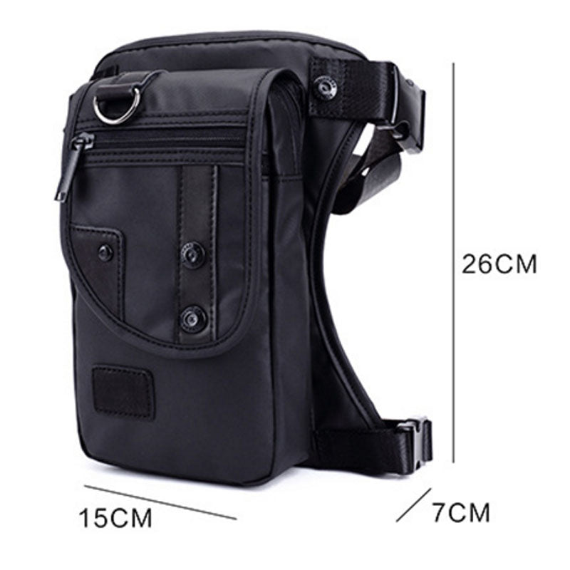 Flow leg bag fashion chest bag multi-function pocket waterproof nylon material lightweight men's diagonal package - L&M LIFE PRODUCTS