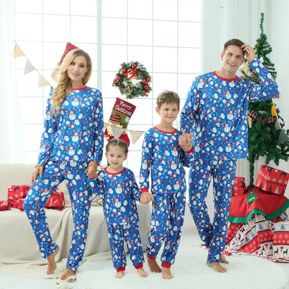 Long-sleeved Snowflake Christmas Women's Pajamas - L&M LIFE PRODUCTS