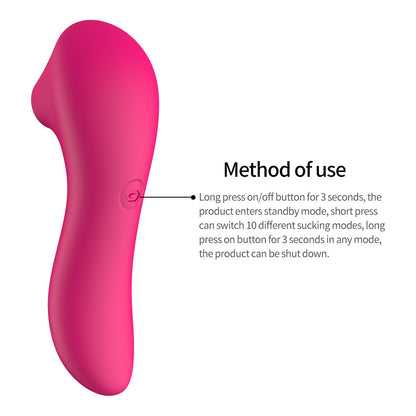 Rechargeable Silicone Sucking Tease Massager - L&M LIFE PRODUCTS