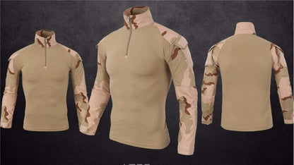 Army Tactical Military Uniform Airsoft Camouflage War Proven Shirt Fast Attack Long Sleeve Shirt War Strike - L&M LIFE PRODUCTS