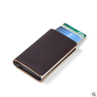 PU Automatic Card Card Holder RFID Multi-function Card Holder - L&M LIFE PRODUCTS