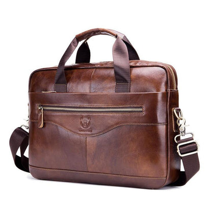 Captain Cow Leather Briefcase - L&M LIFE PRODUCTS