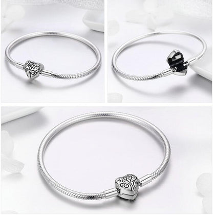 S925 sterling silver bracelet personality Platinum fashion versatile bracelet - L&M LIFE PRODUCTS