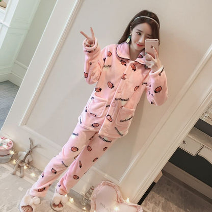 Coral Fleece Pajama Set - L&M LIFE PRODUCTS