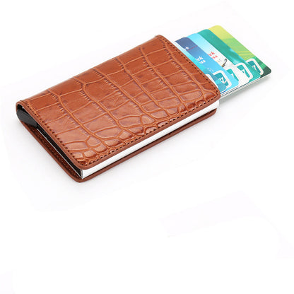 PU Automatic Card Card Holder RFID Multi-function Card Holder - L&M LIFE PRODUCTS