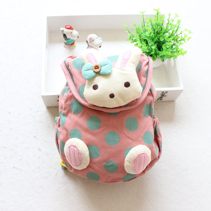 Foreign trade Korean version of pure cotton children's shoulder knapsack - L&M LIFE PRODUCTS