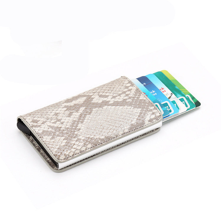 PU Automatic Card Card Holder RFID Multi-function Card Holder - L&M LIFE PRODUCTS