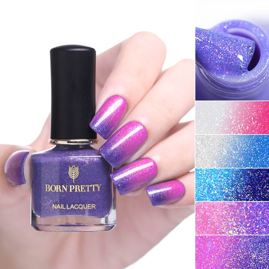 Temperature-change peelable nail polish - L&M LIFE PRODUCTS
