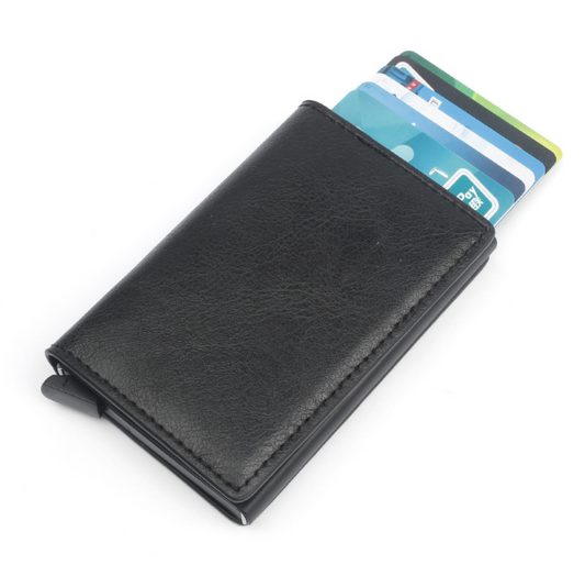 PU Automatic Card Card Holder RFID Multi-function Card Holder - L&M LIFE PRODUCTS