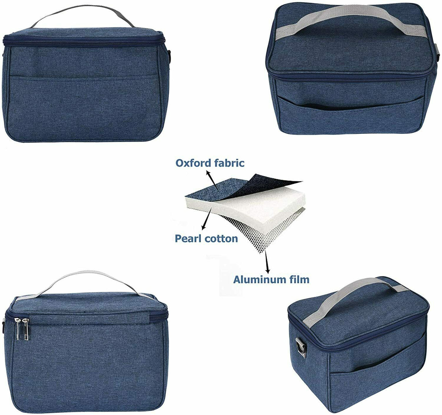 Lunch Bag Insulated Lunch Tote Bag Meal Prep Bento Box Cooler Bag for Men Women - L&M LIFE PRODUCTS