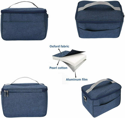 Lunch Bag Insulated Lunch Tote Bag Meal Prep Bento Box Cooler Bag for Men Women - L&M LIFE PRODUCTS