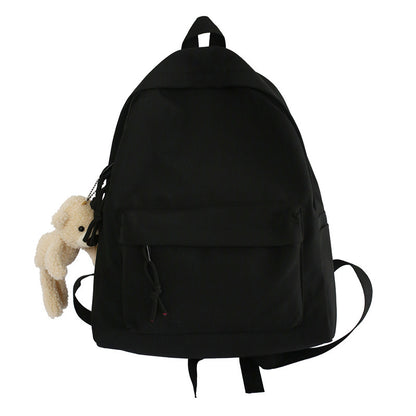 Mori Canvas Backpack Simple Style School Bag - L&M LIFE PRODUCTS