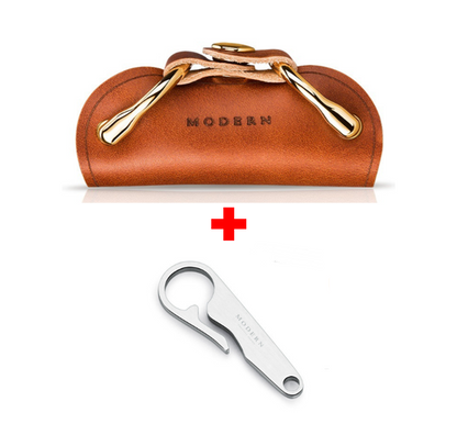 Leather key case multi-function key ring - L&M LIFE PRODUCTS