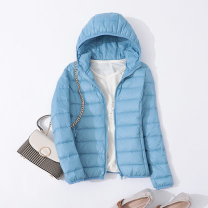 Slim Slimming Portable Short And Thin Down Jacket Women - L&M LIFE PRODUCTS