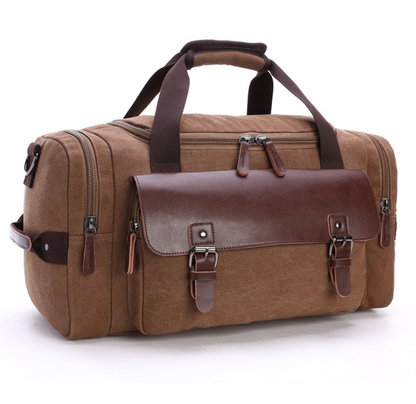 Travel bag student shoulder slung hand bag large capacity travel canvas bag luggage bag - L&M LIFE PRODUCTS