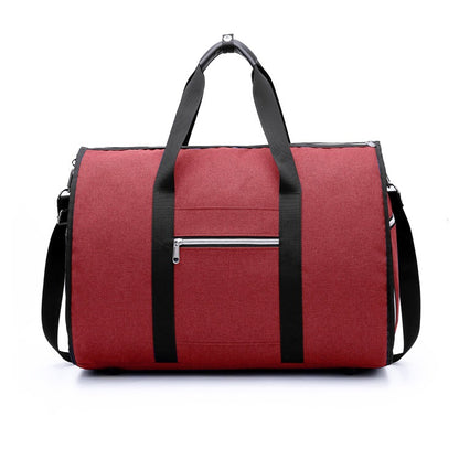 Travel Bag brand men 2 in 1 Garment Bag High-capacity Multi-function Foldable nylon duffle bags suit Busines Trip shoulder bag - L&M LIFE PRODUCTS