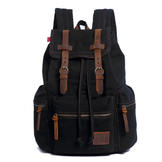 men's backpack vintage canvas backpack - L&M LIFE PRODUCTS