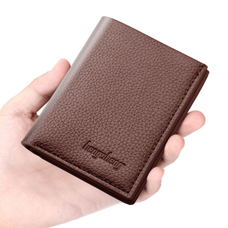 Men's Wallet Short Men Wallet Men's Vertical Style - L&M LIFE PRODUCTS