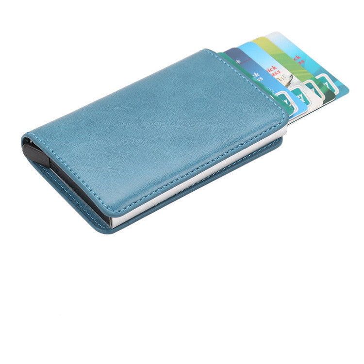 PU Automatic Card Card Holder RFID Multi-function Card Holder - L&M LIFE PRODUCTS