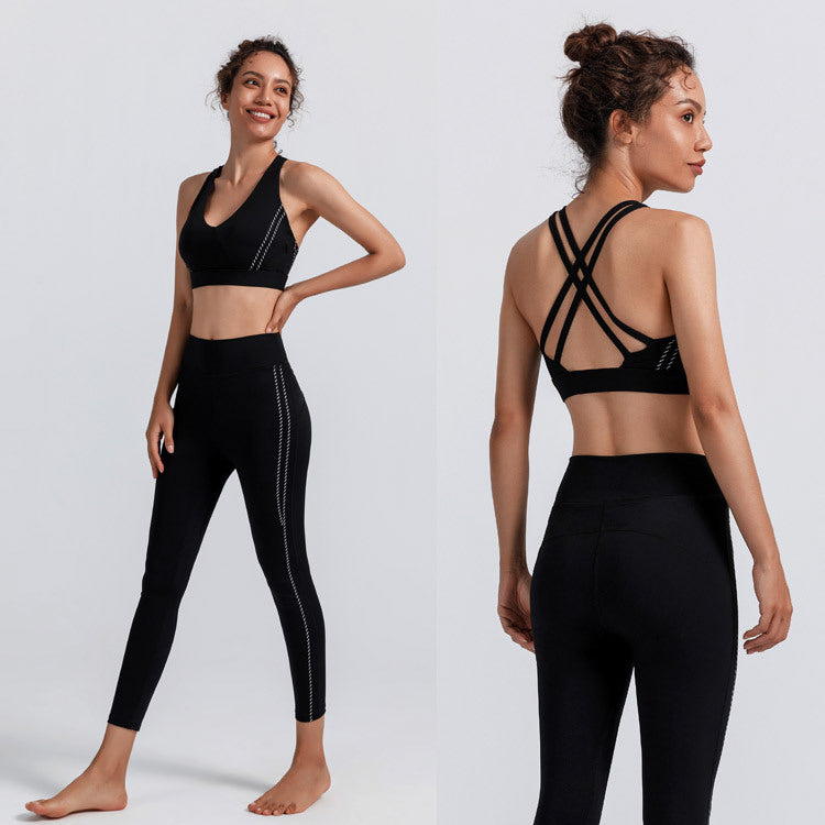 Reflective Night Run Shock-proof Compact Bra - L&M LIFE PRODUCTS