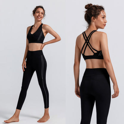 Reflective Night Run Shock-proof Compact Bra - L&M LIFE PRODUCTS