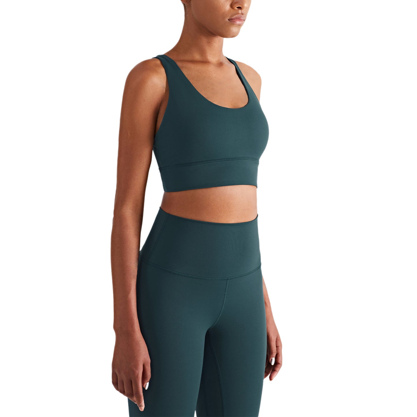 Moisture Wicking Cross Beautiful Back Gather Support Yoga Bra - L&M LIFE PRODUCTS