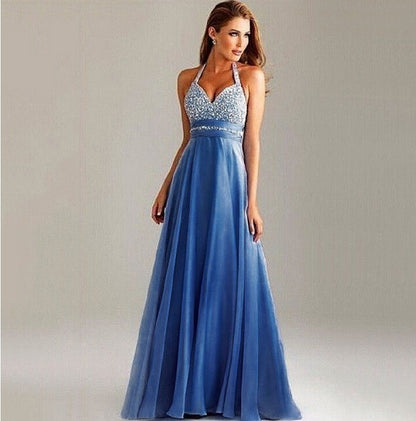 Sexy deep V sequin evening dress - L&M LIFE PRODUCTS
