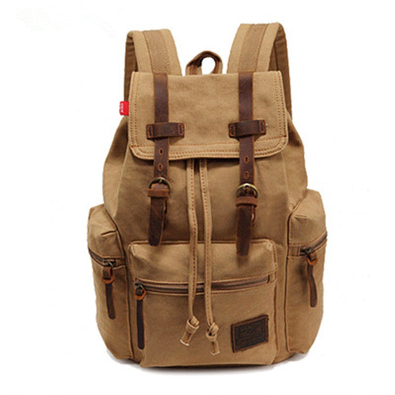 Vintage Travel Canvas Rucksack - L&M LIFE PRODUCTS