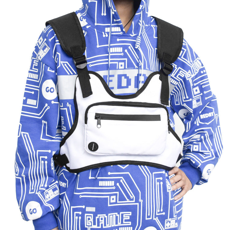 Reflective Utility Wearable Fashion Sports Chest Bag for Men Women - L&M LIFE PRODUCTS