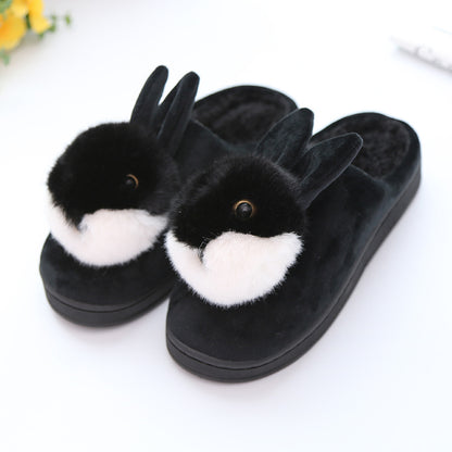 Cute rabbit ball cotton slippers - L&M LIFE PRODUCTS