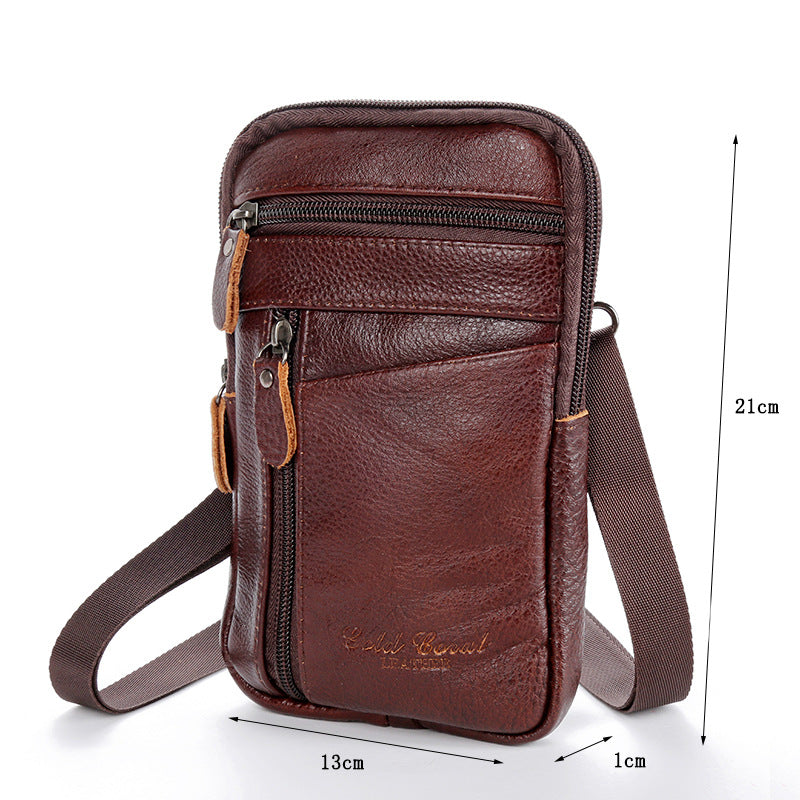 Men's Mobile Phone Bag, Wear Belt, Outdoor Sports, One-shoulder Small Bag - L&M LIFE PRODUCTS