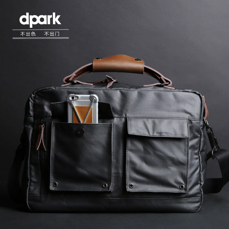 Dpark 14/15 inchLenovo laptop bag with single shoulder slung men business handbag - L&M LIFE PRODUCTS