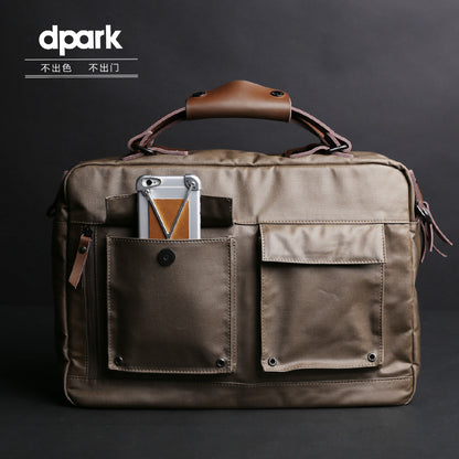 Dpark 14/15 inchLenovo laptop bag with single shoulder slung men business handbag - L&M LIFE PRODUCTS