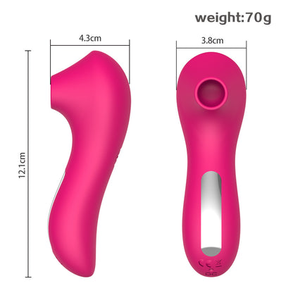 Rechargeable Silicone Sucking Tease Massager - L&M LIFE PRODUCTS