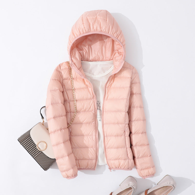 Slim Slimming Portable Short And Thin Down Jacket Women - L&M LIFE PRODUCTS