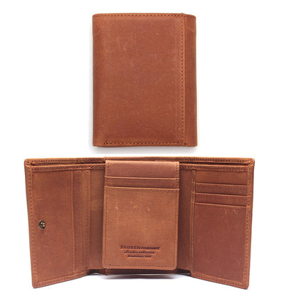 Men's ultra-thin leather wallet - L&M LIFE PRODUCTS