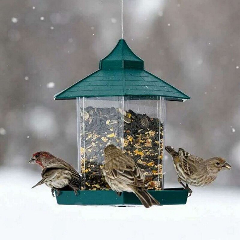 Waterproof hanging bird food box - L&M LIFE PRODUCTS