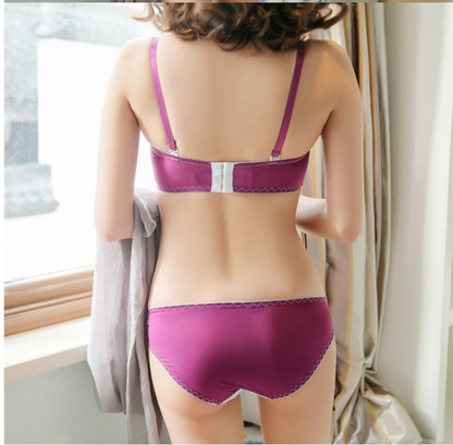 Half-cup Sexy Student Underwear Set With Lace Tops - L&M LIFE PRODUCTS
