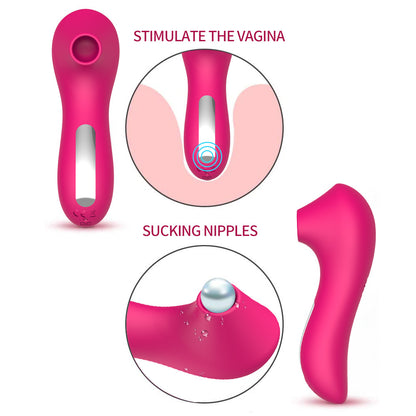 Rechargeable Silicone Sucking Tease Massager - L&M LIFE PRODUCTS