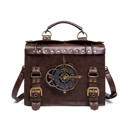 New Style Women's Bag Steampunk Industrial Retro Style Women's One-shoulder Diagonal Bag - L&M LIFE PRODUCTS