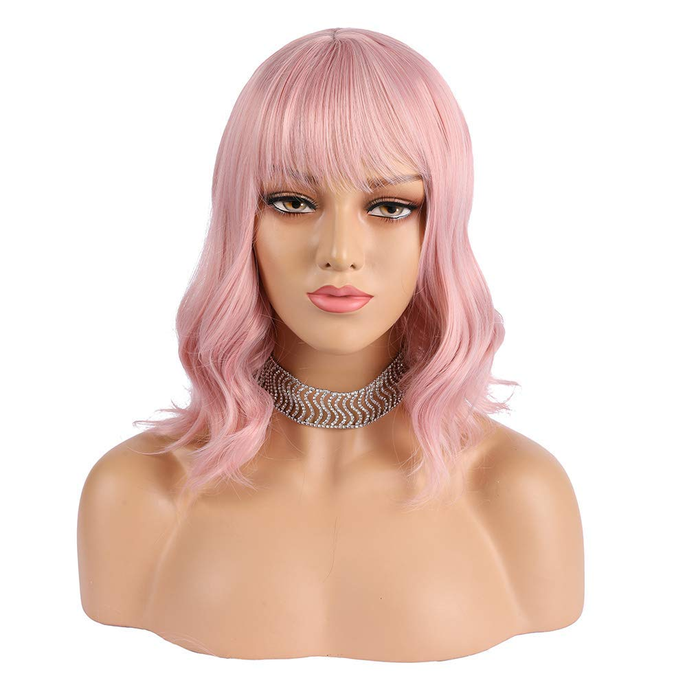 Pink Qi Liu Haizhong Long Curly Hair - L&M LIFE PRODUCTS