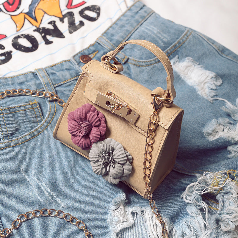 New female children Bag Mini Kylie bag handbag fashion tide flower Bag Shoulder Messenger Bag. - L&M LIFE PRODUCTS