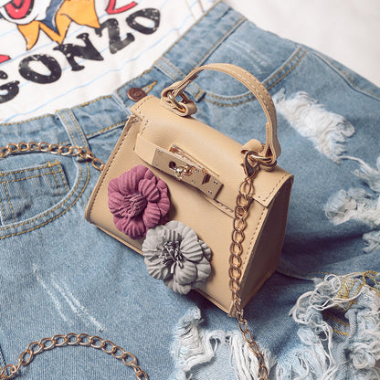 New female children Bag Mini Kylie bag handbag fashion tide flower Bag Shoulder Messenger Bag. - L&M LIFE PRODUCTS