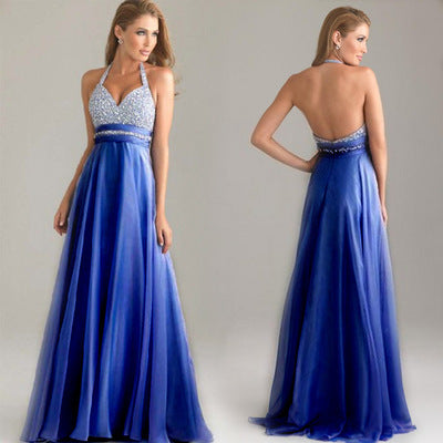 Sexy deep V sequin evening dress - L&M LIFE PRODUCTS