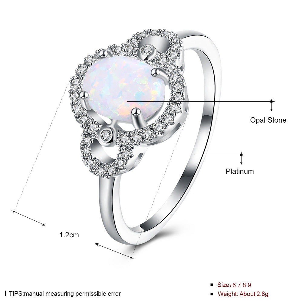 Round Opal Ring - L&M LIFE PRODUCTS